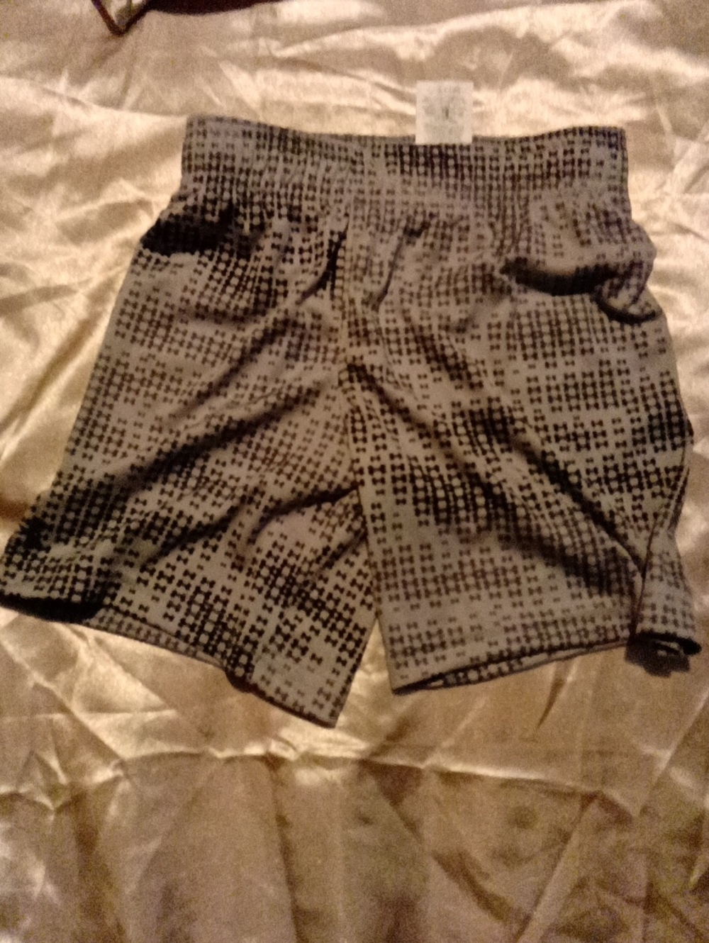 Grey And Black Under Armour Boy Shorts Size 4t
